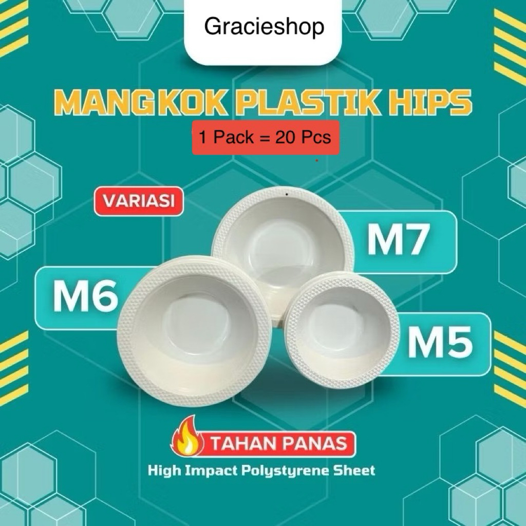 Mangkok Plastik Tahan Panas / Mangkok Plastik / Mangkok Sekali Pakai