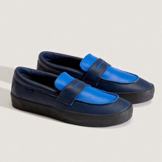 Vans Skate Loafers In Navy / Black Original Resmi