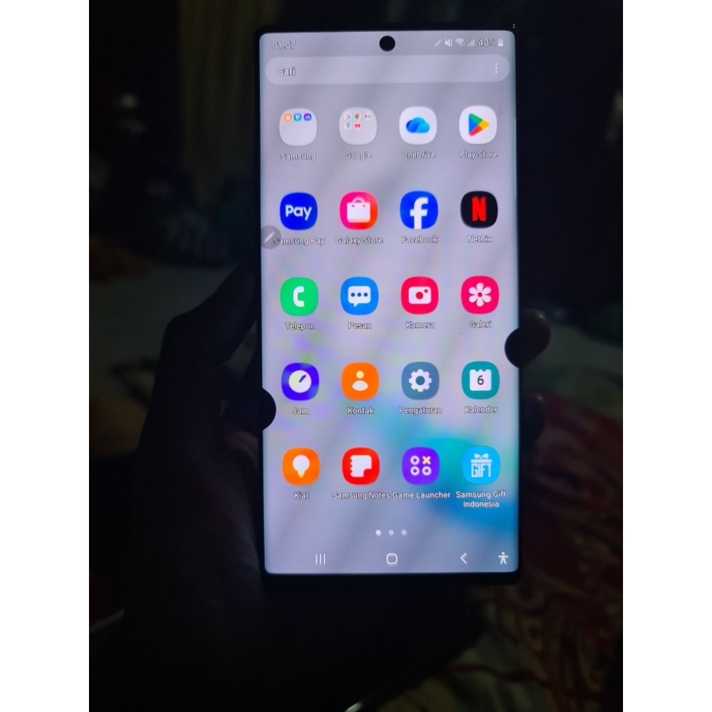 Lcd samsung note 10 plus minus