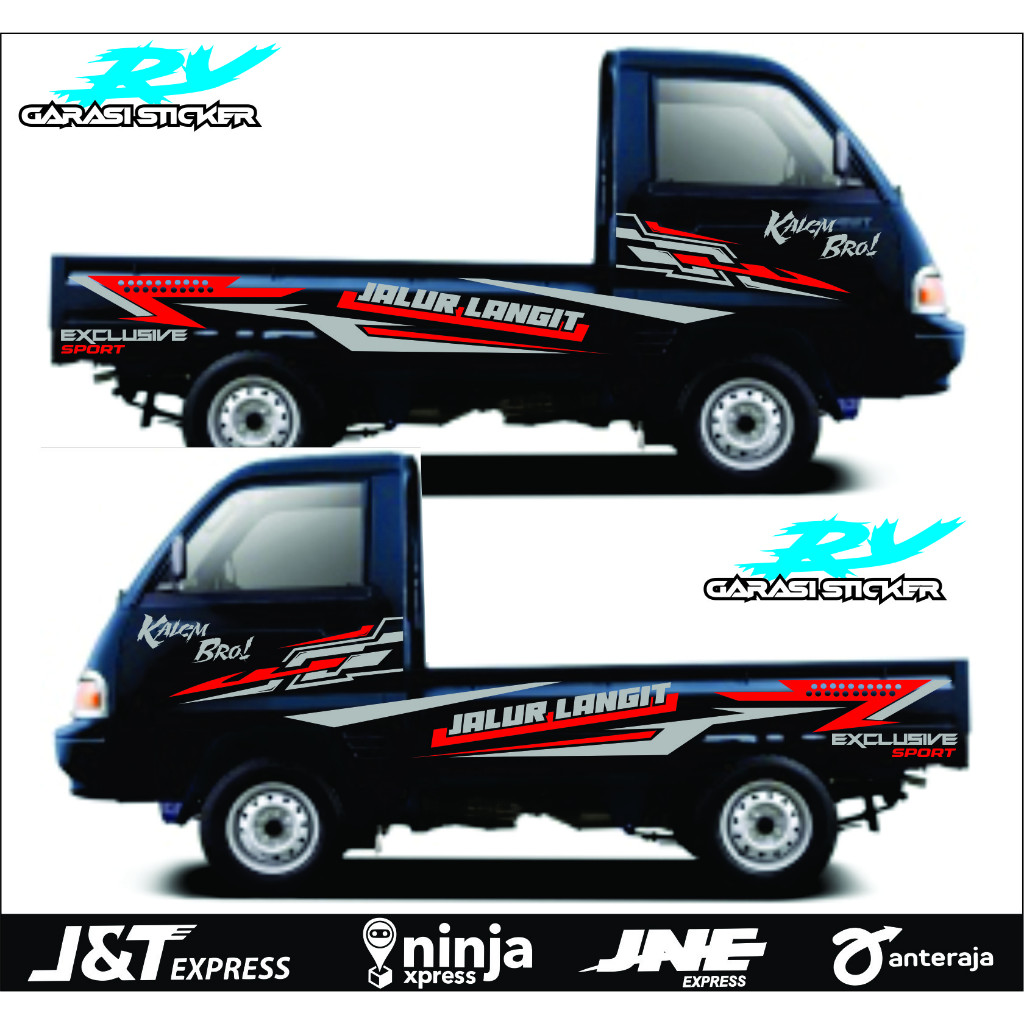 stiker mobil pickup carry futura Stiker Pickup Indonesia stiker Striping Mobil Pickup