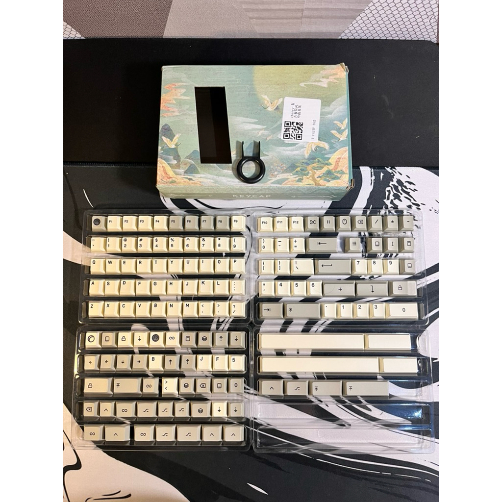 Keycaps MAC Retro Cherry Profile PBT Dye Sub for Mechanical Keyboard