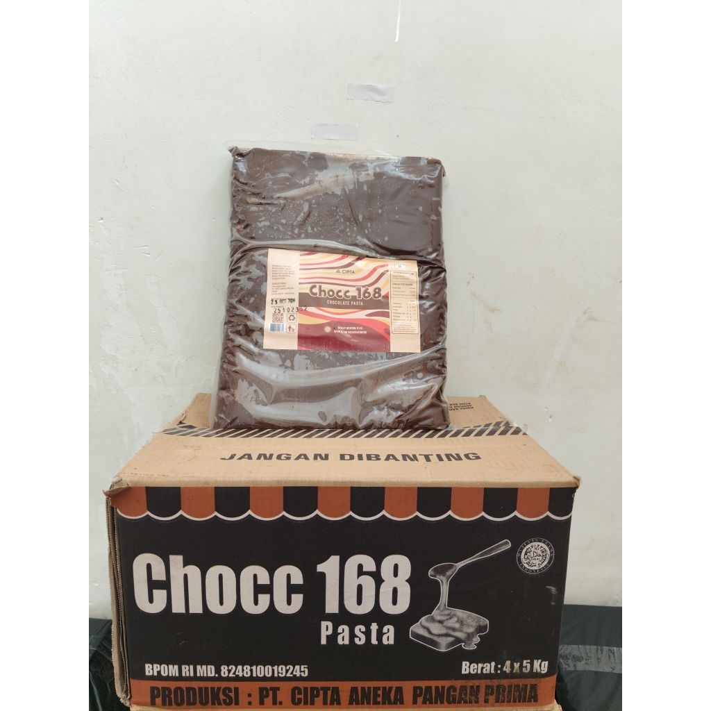 Brothoaly Selai Coklat Chocc Pasta / Chocc Pasta 168 / Isian Roti Kue Cokelat / Coklat Oles