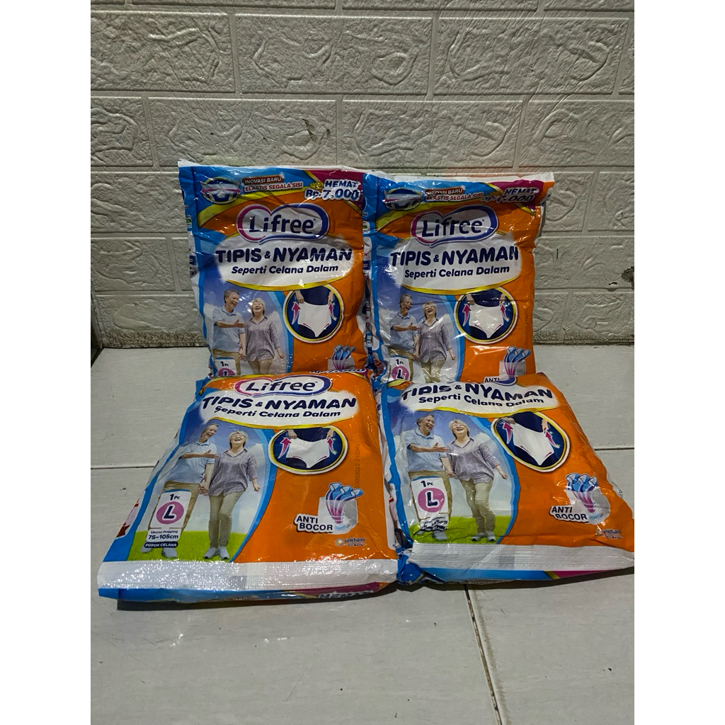 Lifree Pants - Popok Celana Dewasa Satuan Sachet Size M