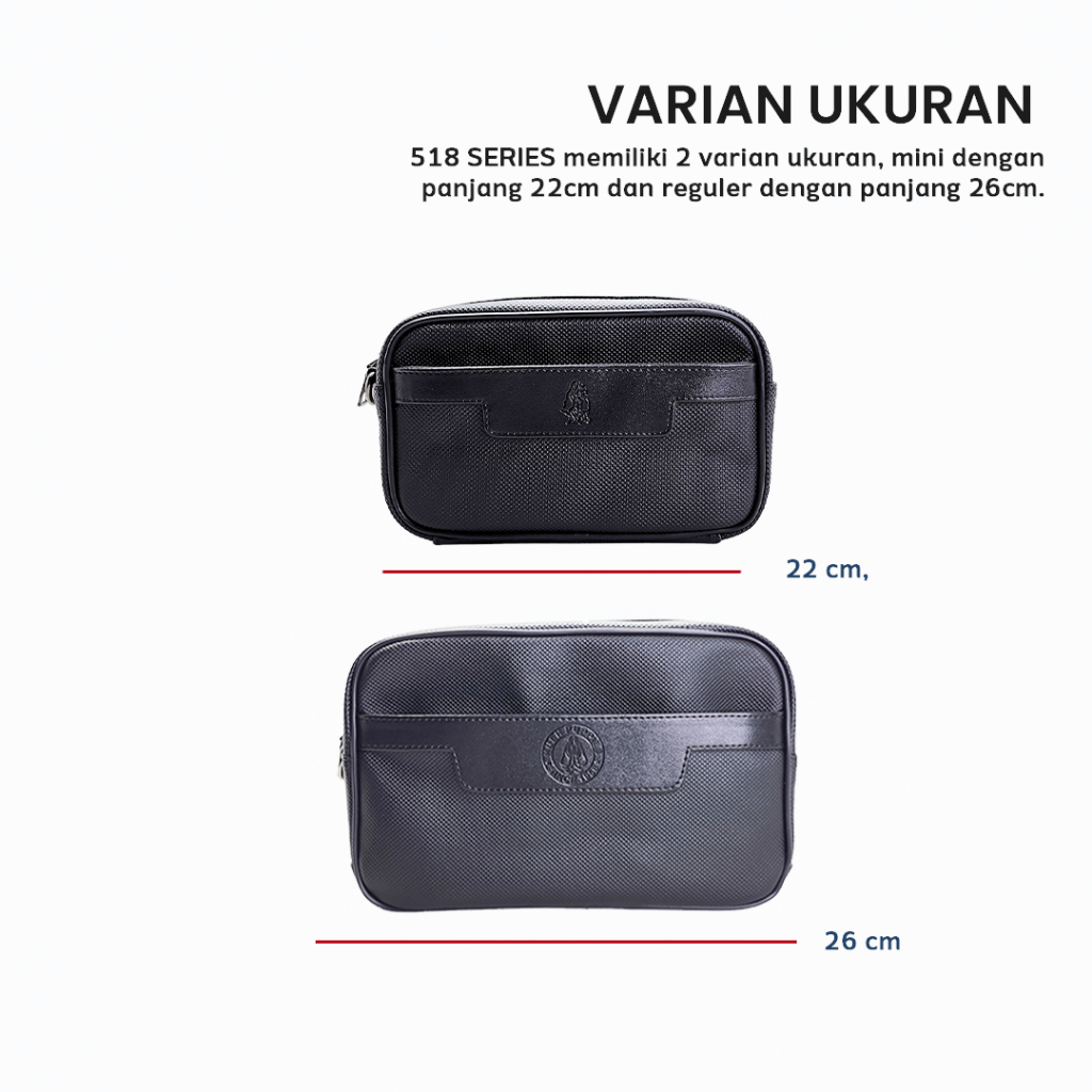 NEW TAS CLUTCH HUSH PUPPIES 518 MINI HITAM PREMIUM HAND BAG PRIA WATERPROOF ELEGAN UNTUK HARIAN