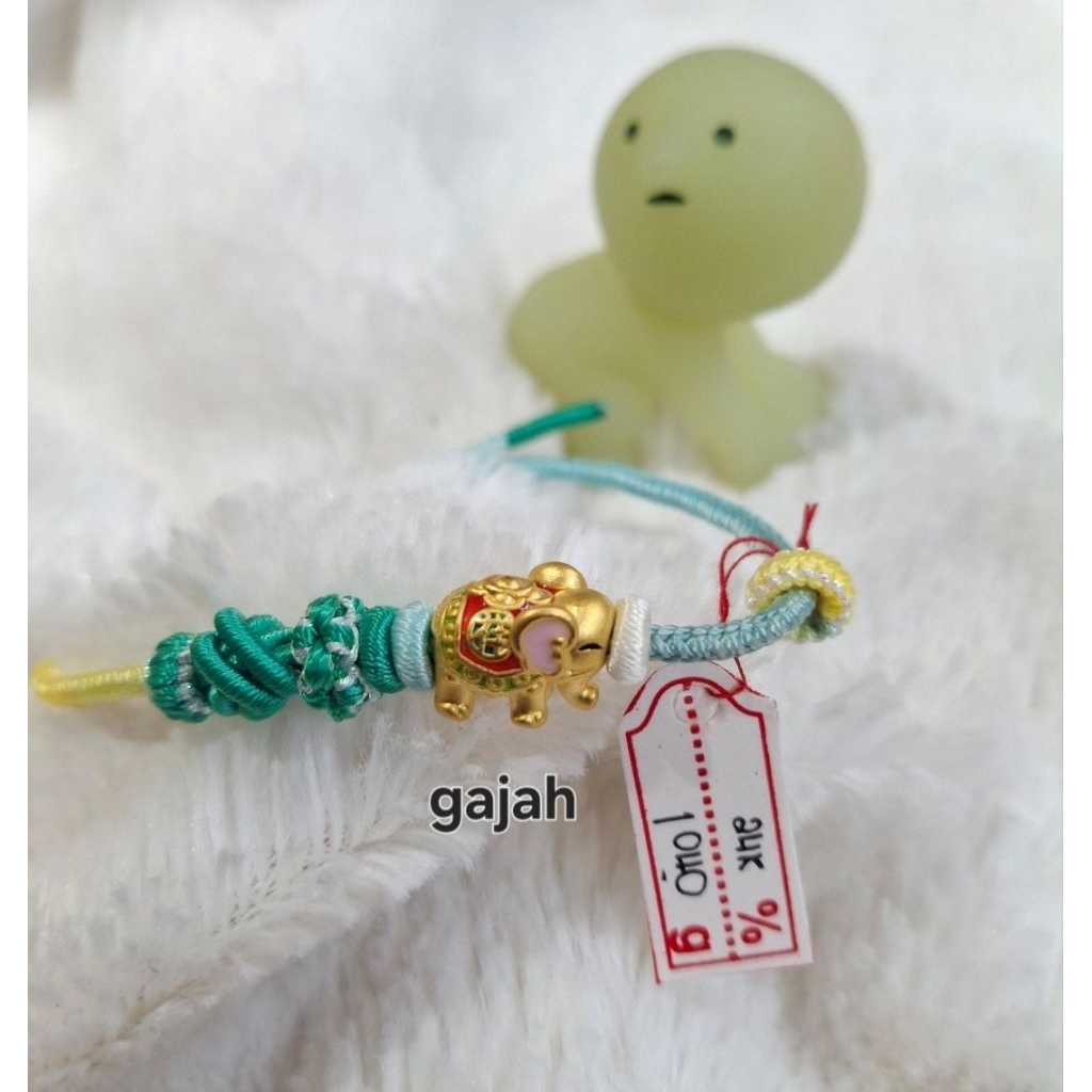 Gelang emas 24k gajah fuk