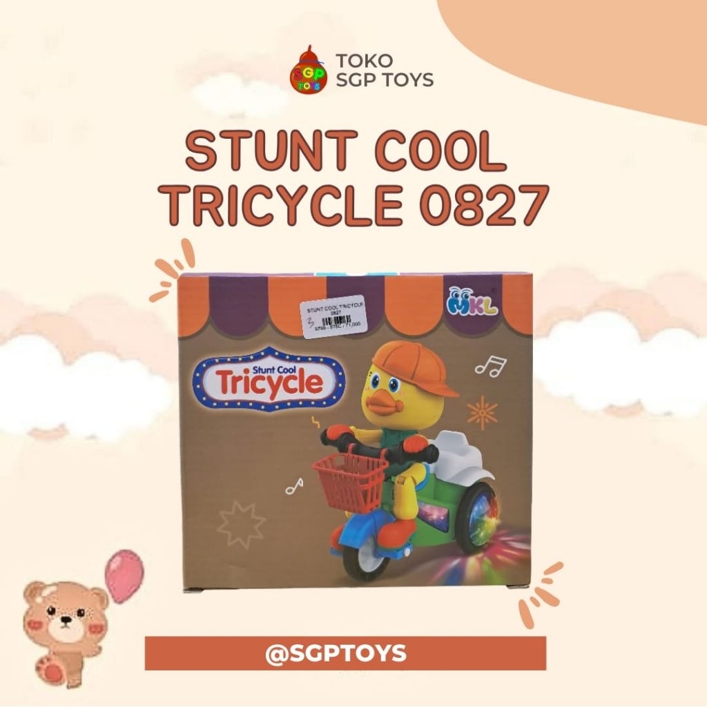 MAINAN STUNT COOL TRICYCLE 0827