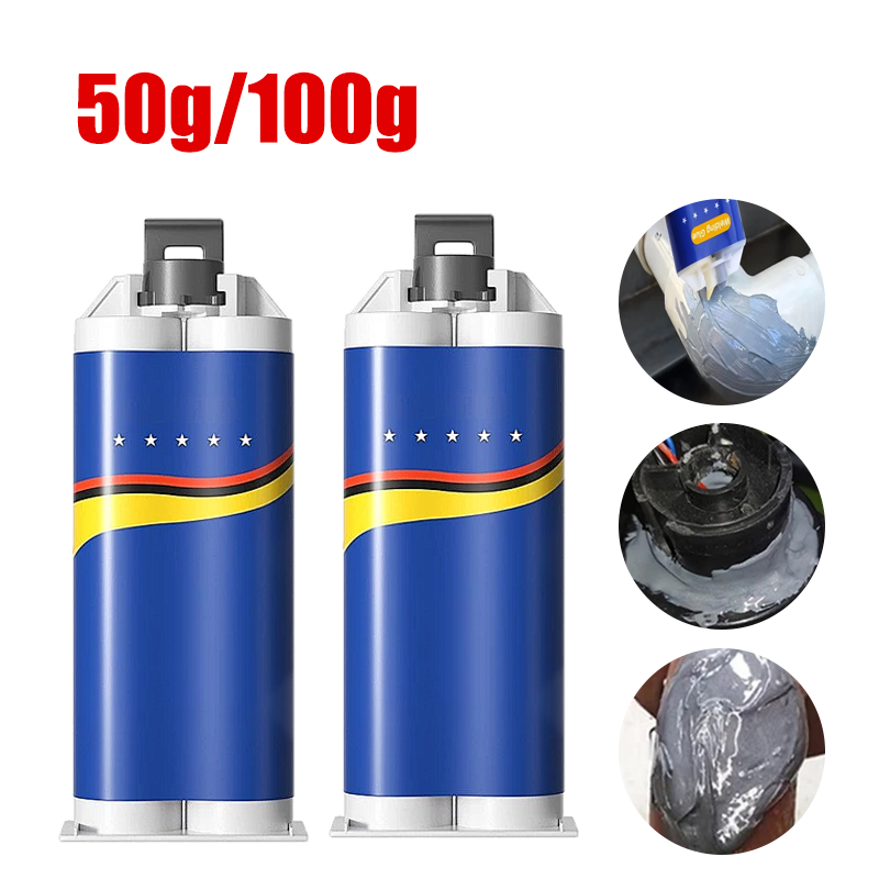 50g/100g Lem Ab Besi Super Kuat Tahan Panas Kafuter Lem Perekat Lem Ab Epoxy Penambal Besi Lem Tangk