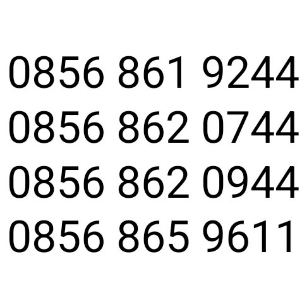 Nomor Cantik Indosat Ooredoo IM3 Kartu Perdana M3 11 Digit BUKAN 12 Nomer BUKAN 10 Angka Harga palin