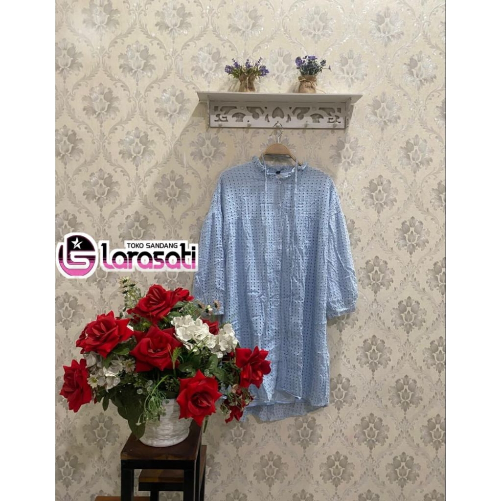 Blouse tunik LAFREYA KATBOL lengan panjang/tunik kekinian/