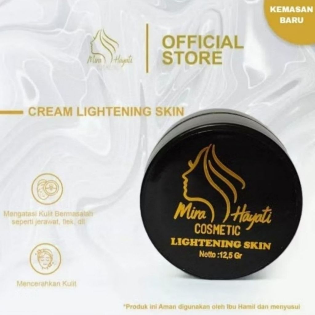 CREAM LIGHTENING MH Mira Hayati Cosmetic Asli Ori Original BPOM - Official Medan