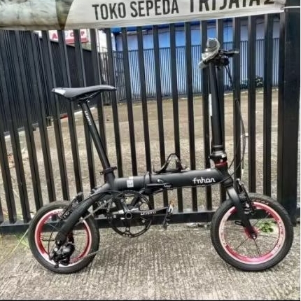 Sepeda lipat 14inch fnhon Brezee 3speed Litepro