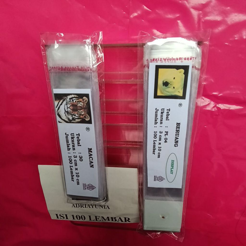 Plastik Opp 3 x 10 cm - Plastik Opp 3x10 seal - Plastik Opp 3 x 10 Souvenir