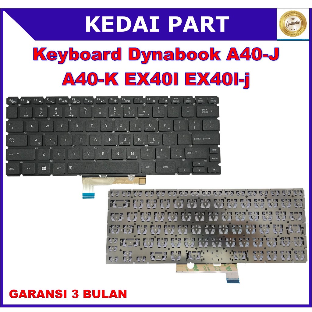 Keyboard Dynabook Tecra A40-j A40-k EX40l EX40l-j 342750001 DK275A JF081