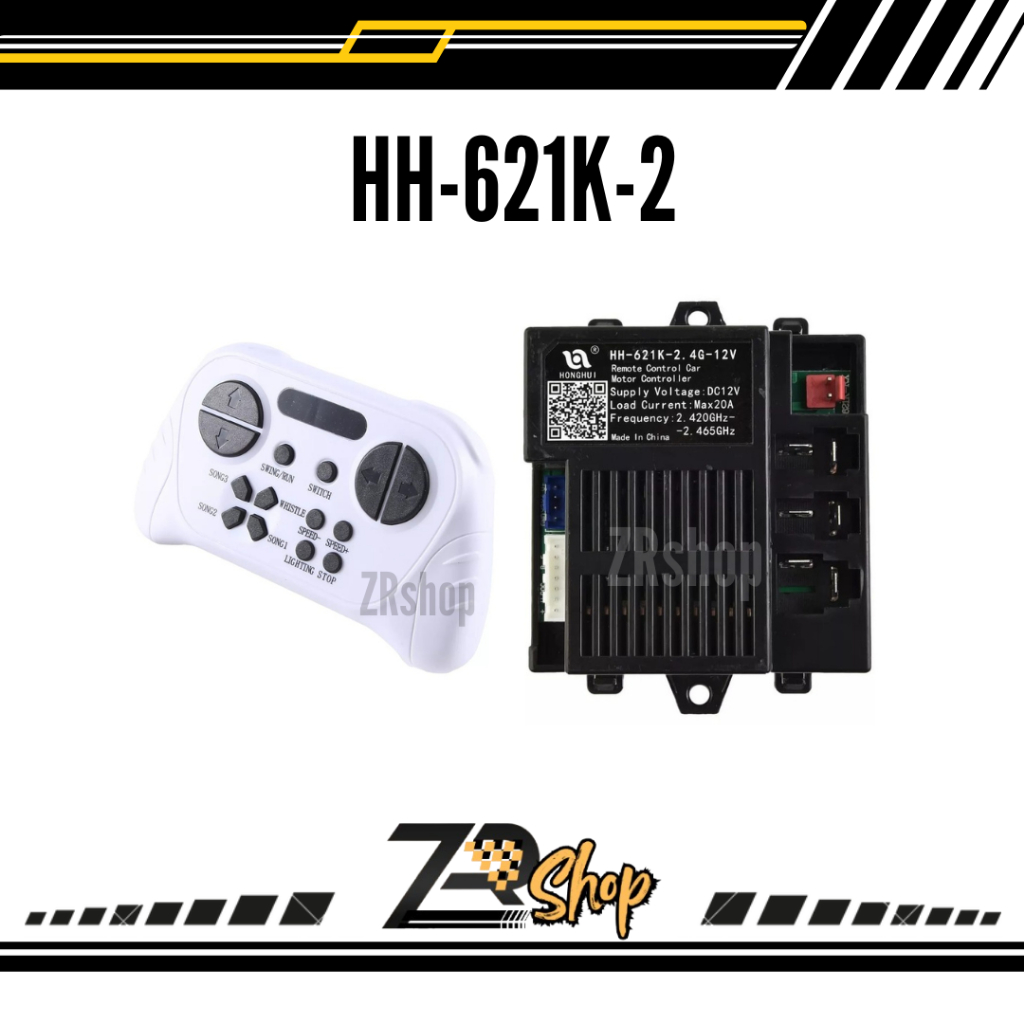 ZRShope || Remot Receiver HH-621K-7P-4P 12V Receiver Remote Control Mobil Mainan Aki Anak