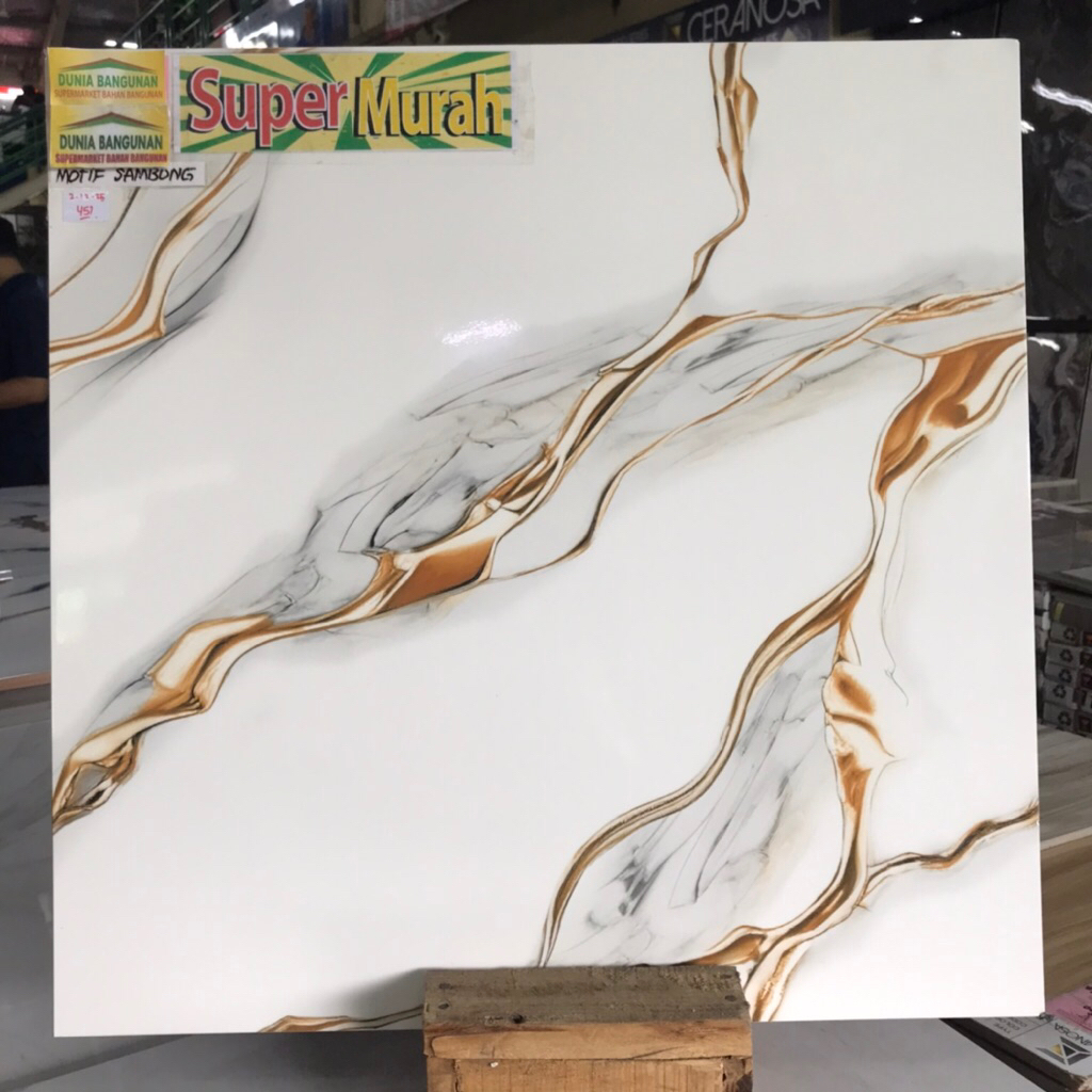 Keramik Lantai Titus 60x60 Kw1 HERA GOLD