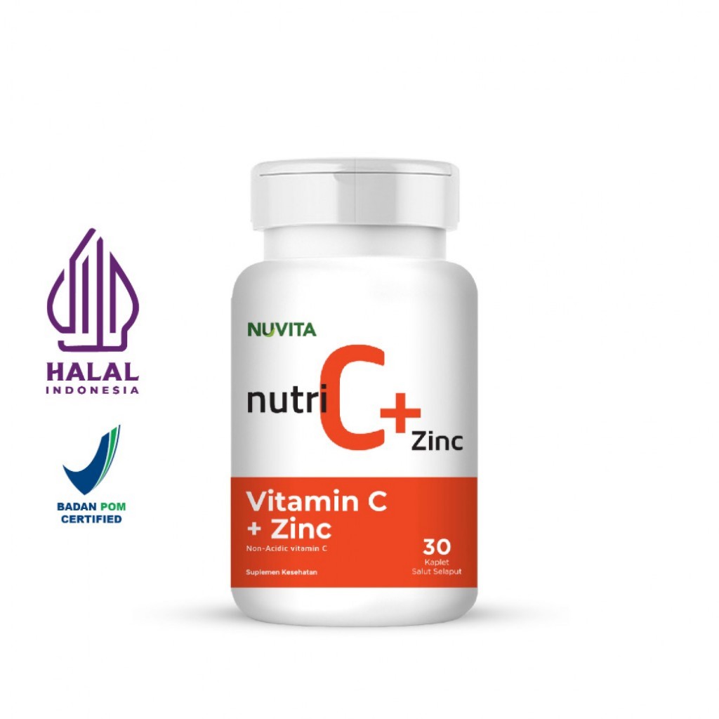 Nuvita Nutri Vitamin C + Zinc - 30 Tablet