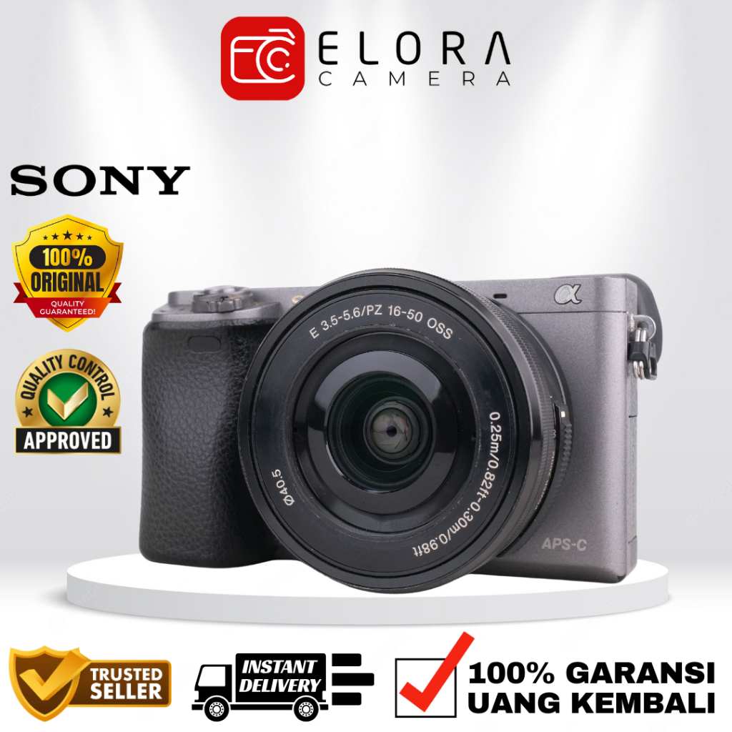 Sony Alpha A6000 Kit 16-50mm / Kamera Mirrorless Sony A6000 Body Only / Sony A 6000 Kit BO