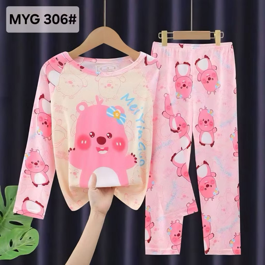 PIYAMA LEISURE WEAR / PP LEISURE WEAR  ANAK / PIYAMA ANAK 4 - 10 TAHUN / PIYAMA IMPORT / BAJU LEISUR