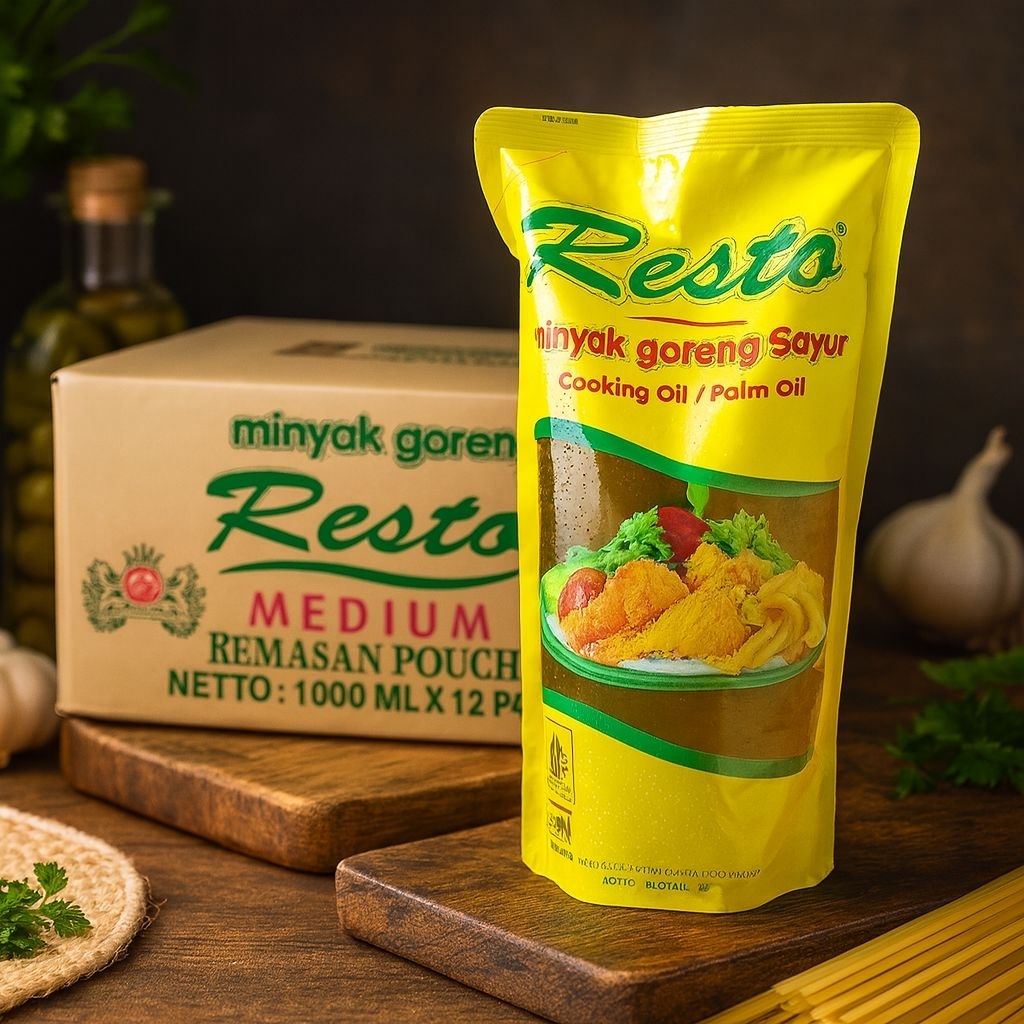Minyak Goreng Resto Pouch 1ltr / dus (12 pcs)