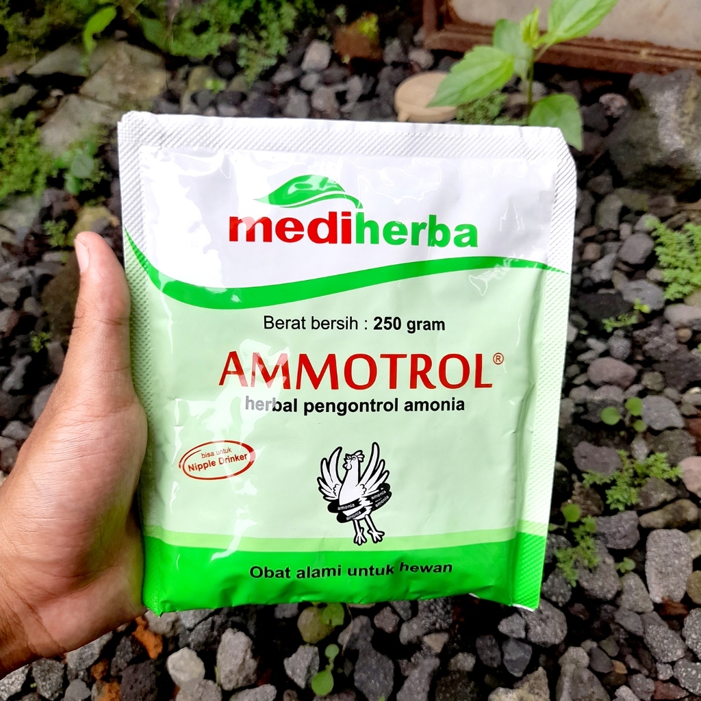 AMMOTROL 250 GRAM - Obat Herbal Penghilang Bau Kotoran Ayam Sapi Babi