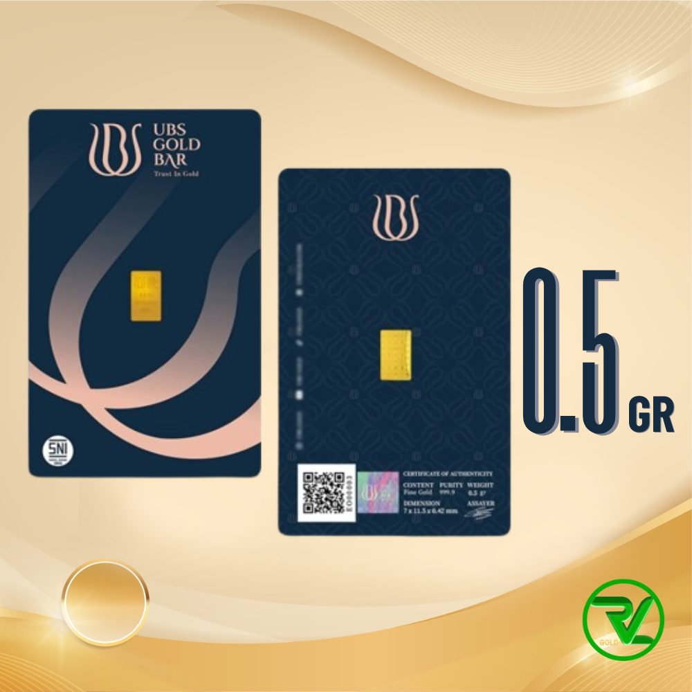 Rvl Gold Logam Mulia Ubs ( Lm ) 0.5gr 0.5 Gram