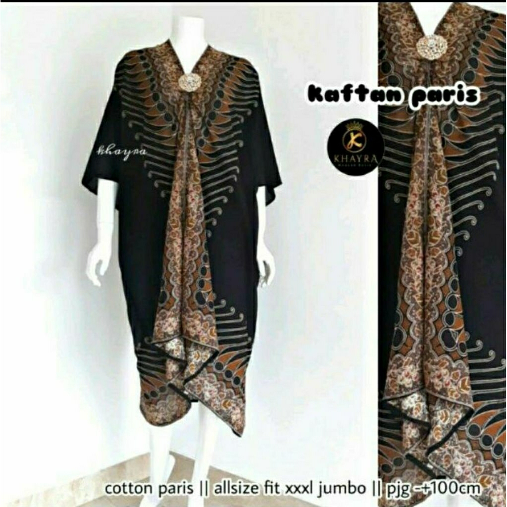 Kaftan Paris Batik Solo Kaftan Batik Wanita