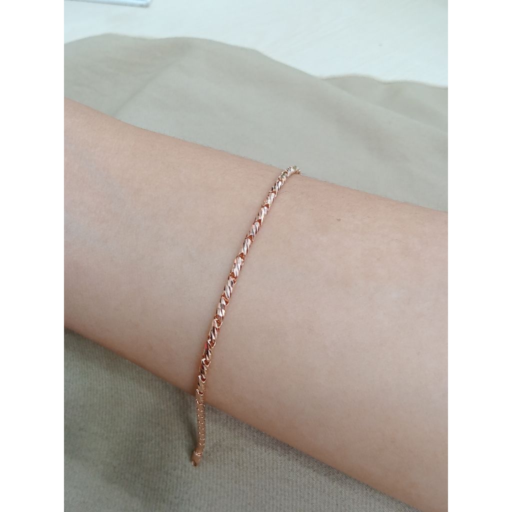 gelang emas tua variasi rantai polos