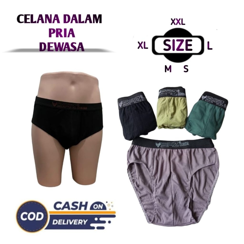Celana dalam pria 1 lusin#celana dalam pria dewasa#CD pria dewasa#celana laki-laki dewasa