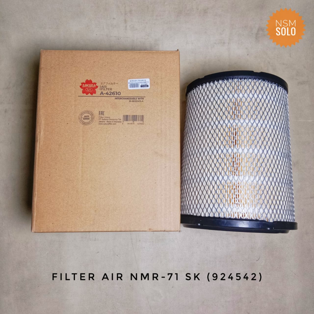 Filter Udara Saringan Hawa Air Filter Isuzu NMR71 Sakura A42610 / TRAGA Genuine I8-98321413-A