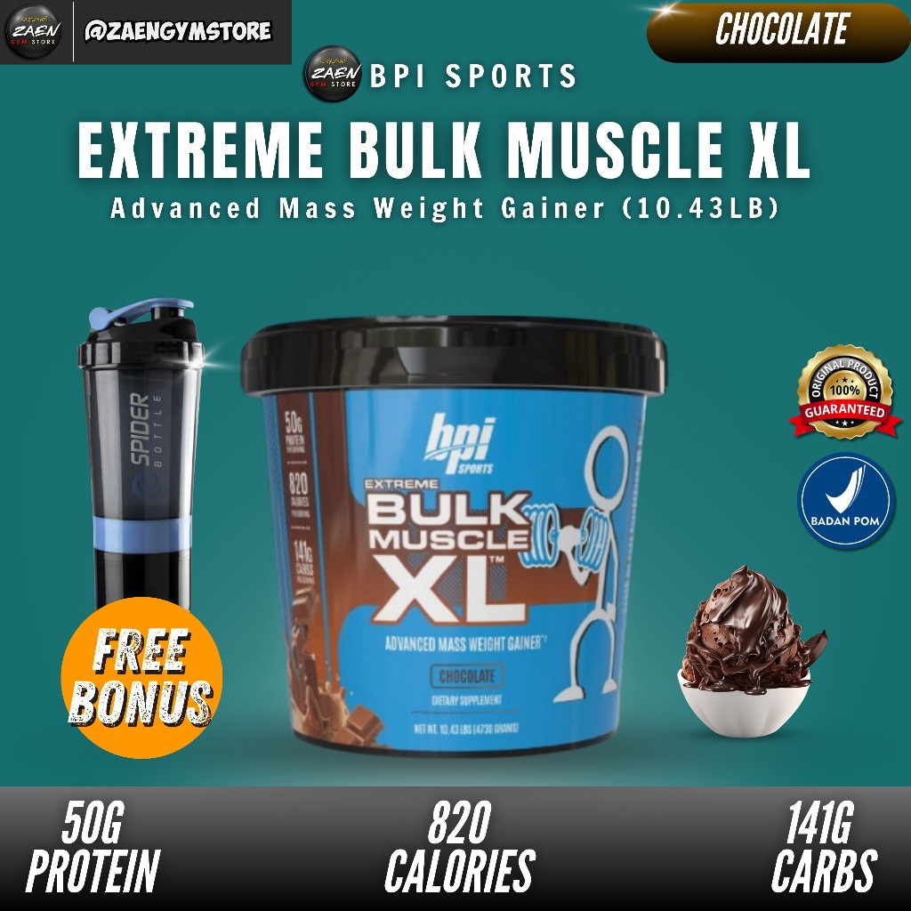 BPI Sports Bulk 10 Lbs Muscle XL Gainer Weight Gainer