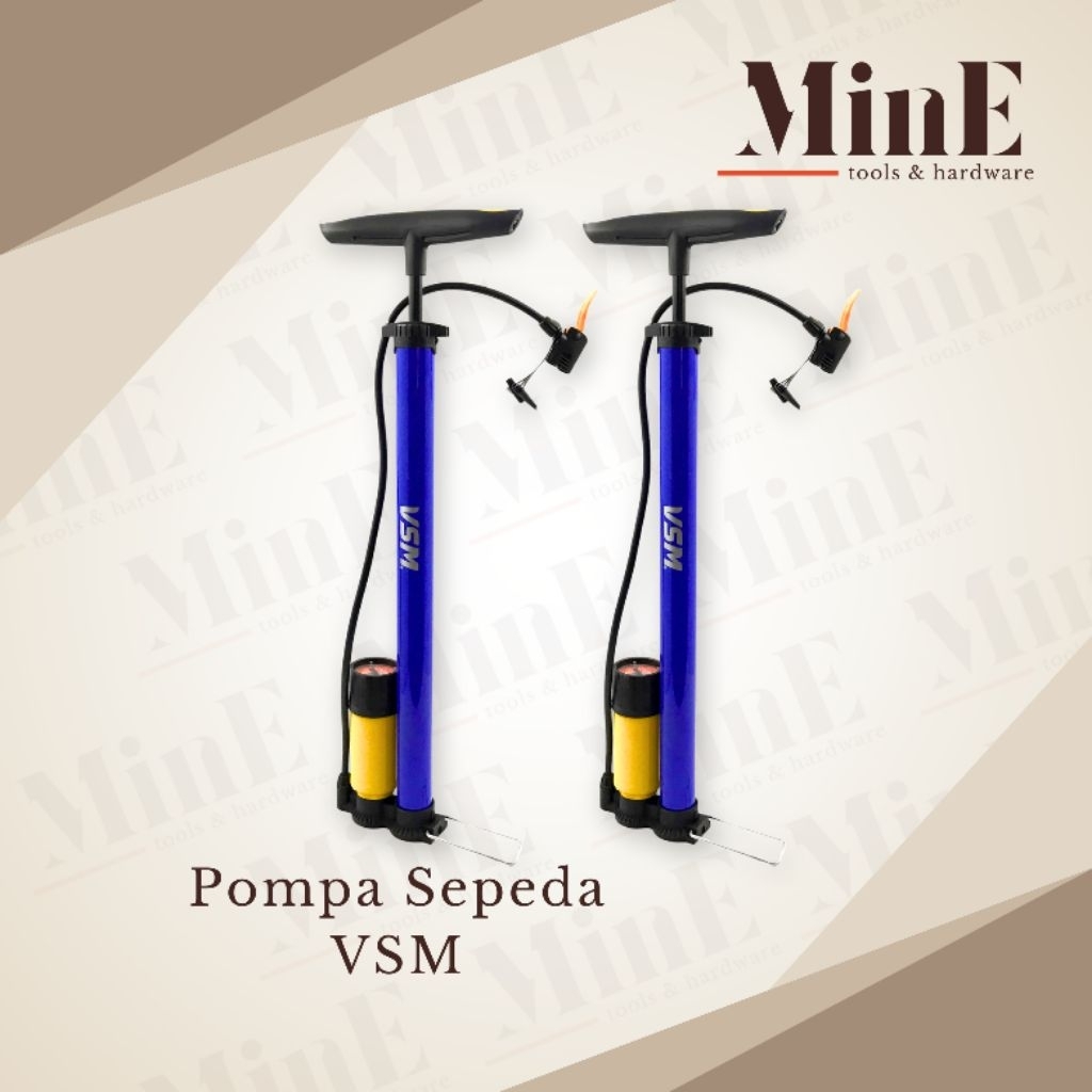 VSM Pompa Angin Ban Sepeda | Pompa Angin Tangan Serbaguna