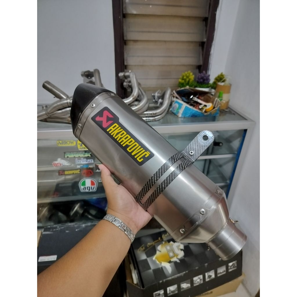 Akrapovic Slovenia titanium inlet 60mm