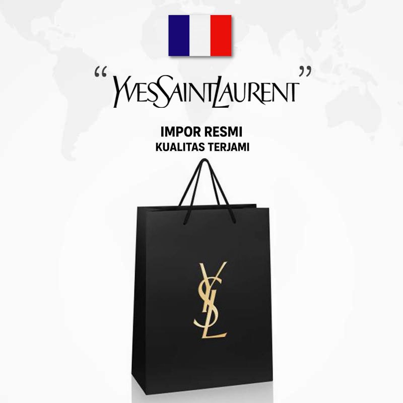 YSL Paper Bag Original – Tas Belanja Kertas Mewah Yves Saint Laurent untuk Kado & Koleksi