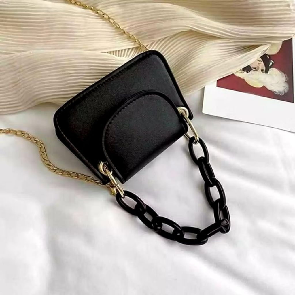 CATRINA Sling Bag Tas Selempang Wanita Tas Tali Panjang Tas Tali Rantai Tas Cewek Tas MINI