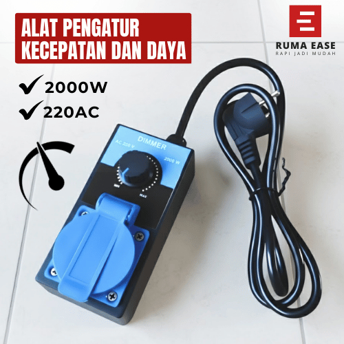 Dimmer Speed Control 2000W Pengatur Kecepatan Gerinda Dimmer Gerinda 2000 Watt AC 220V