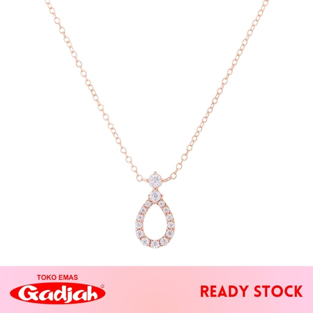 Kalung Emas Siem Tetes Air Lubang Mata Tabur Samping - Toko Emas Gadjah