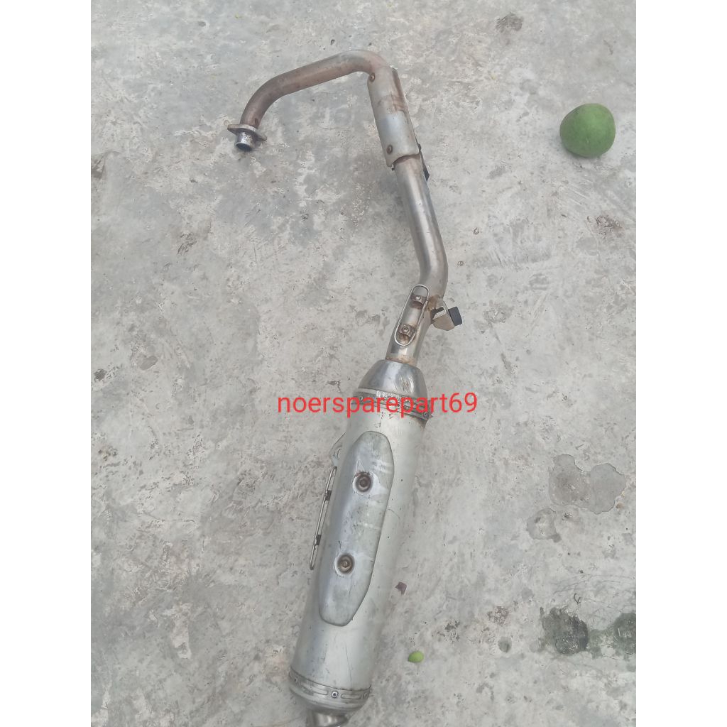 KNALPOT MOTOR BAJAJ PULSAR 220 F COPOTAN ORIGINAL MASIH STANDAR