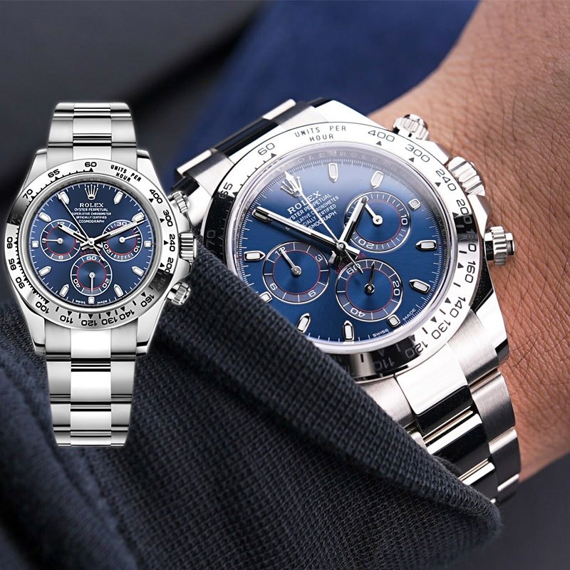 [100% ASLI] Original Jam tangan Rolex Cosmograph Daytona seri M116509-0071 40 mm tahan air Jam tanga