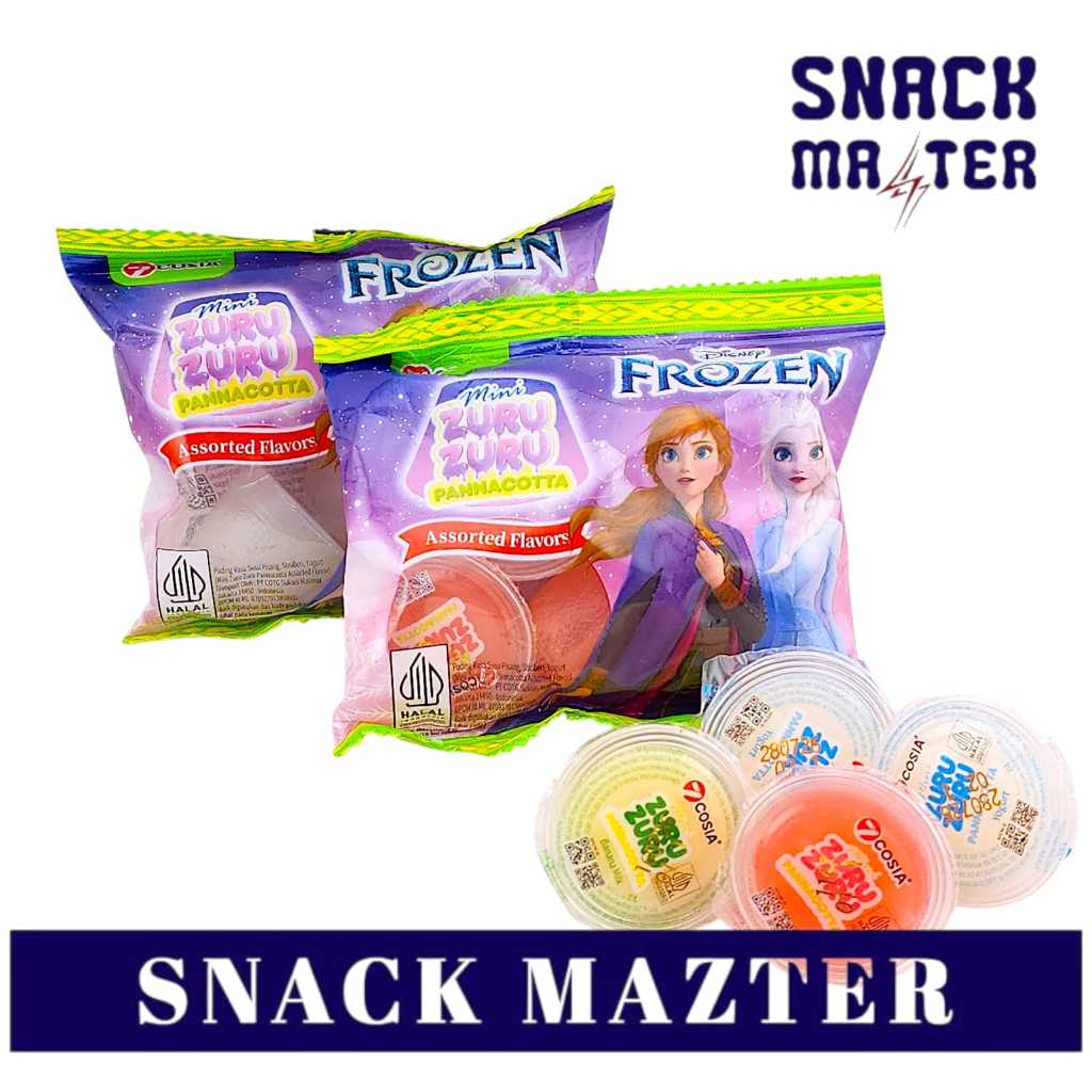 7Cosia Frozen Mini Zuru Zuru Pannacotta Assorted Flavours- Netto 75gr