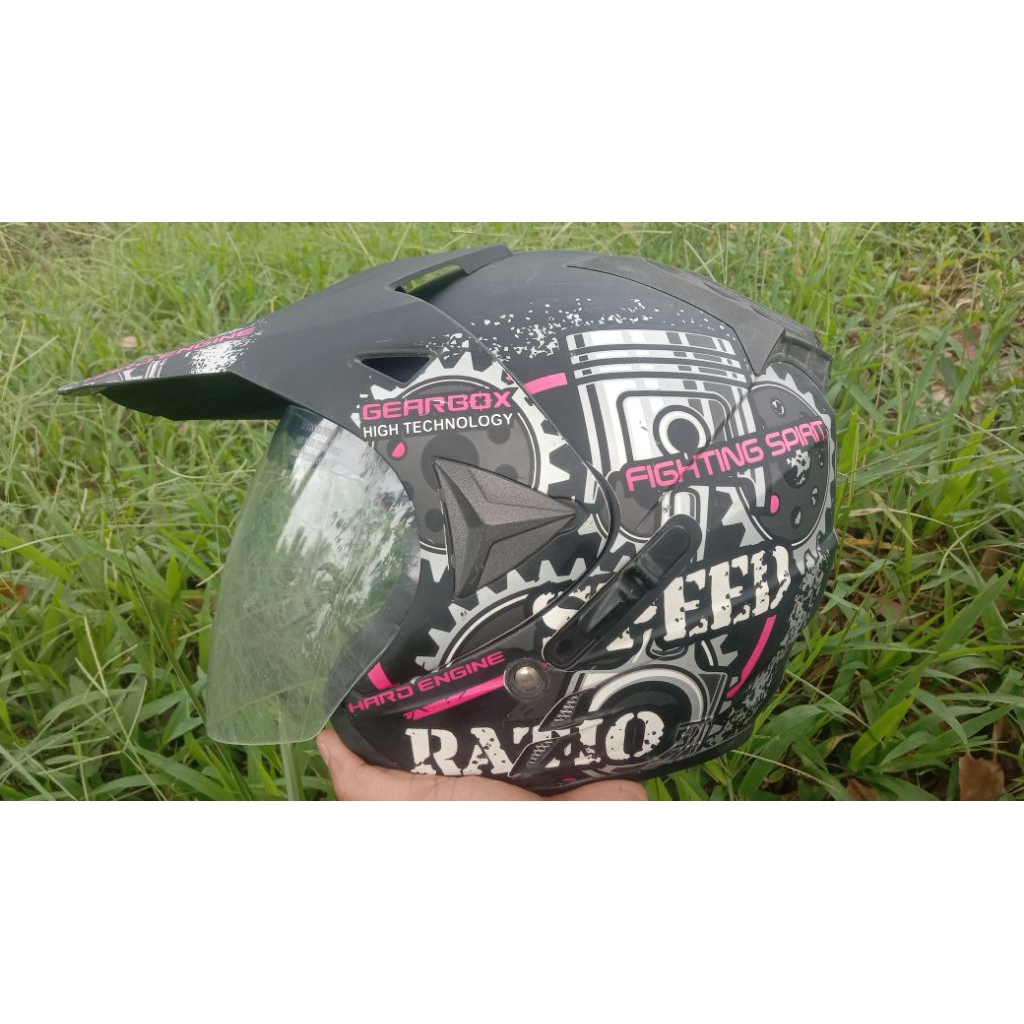 helm semi trail helm trail bekas helm murah