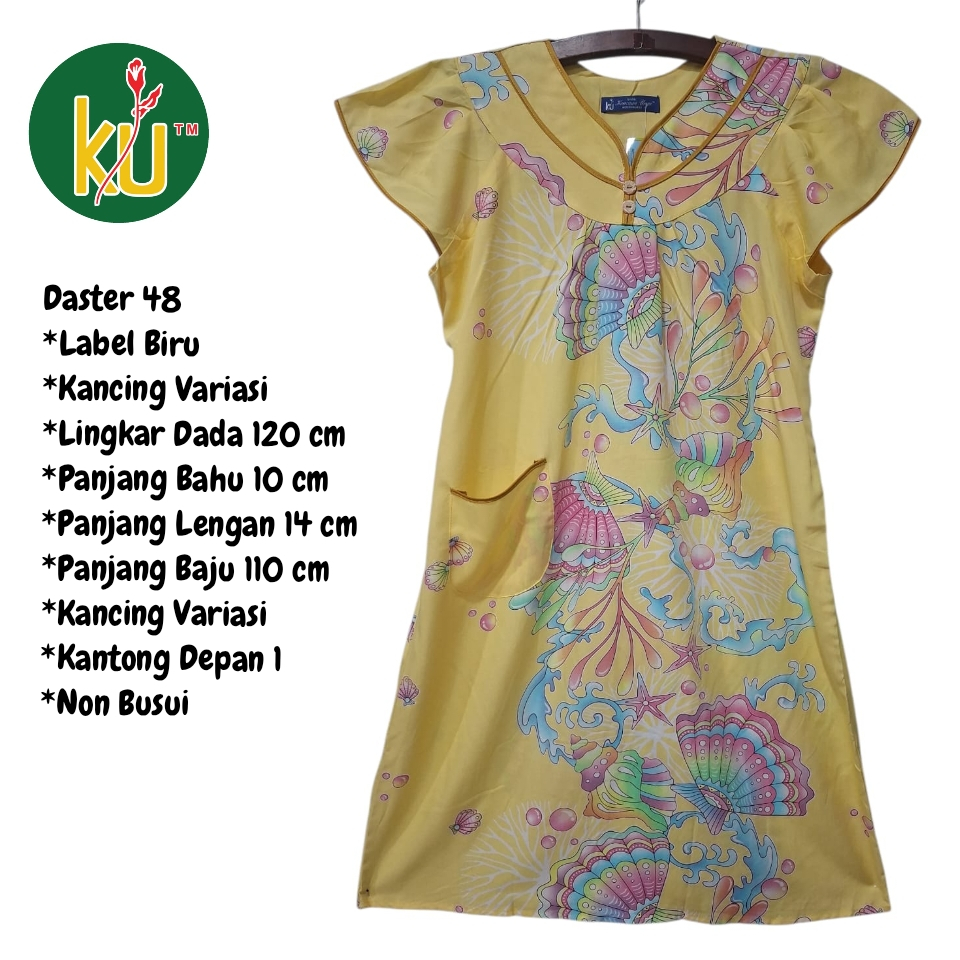 Kencana Ungu Daster Model 48 Label Biru