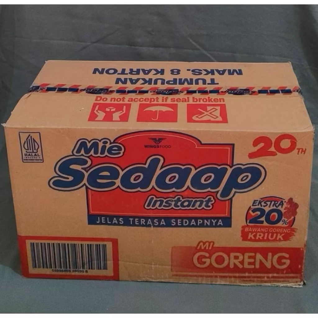 Mie SEDAAP GORENG  Mie Instant Sedap 1 DUS ISI [ 40 PCS ]