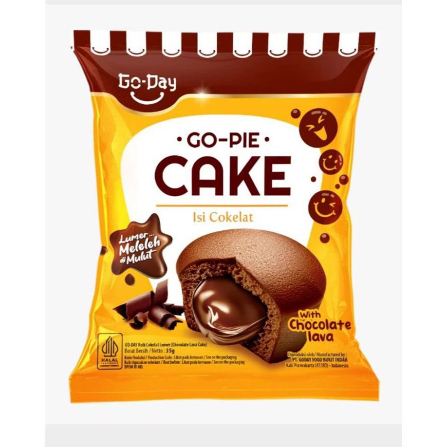 Go-Pie Cake Chocolate Lava Halal 5 Pcs