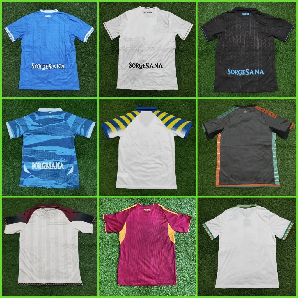 JERSEY BOLA CLUB LIGA ITALIA HOME AWAY 3RD THIRD GOALKEEPER GK KIPER TRAINING PREMATCH 2025 2026 JUV