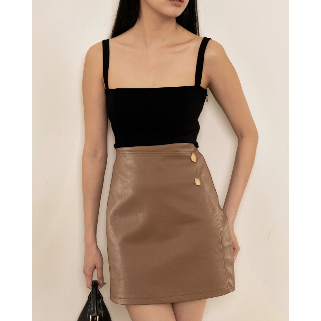 Modelano - Olie Leather Skort