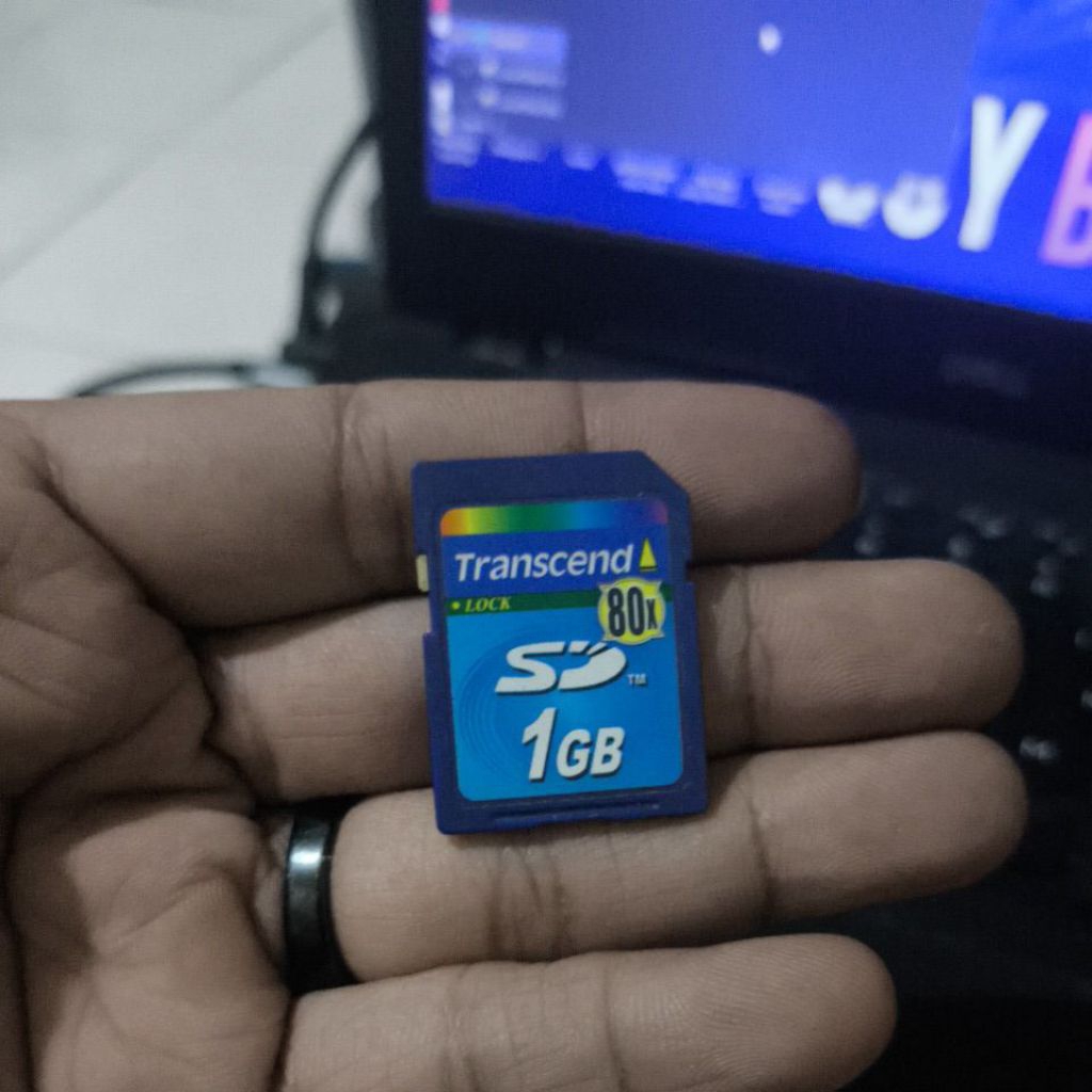 memori/memory transcend sd card 1 gb