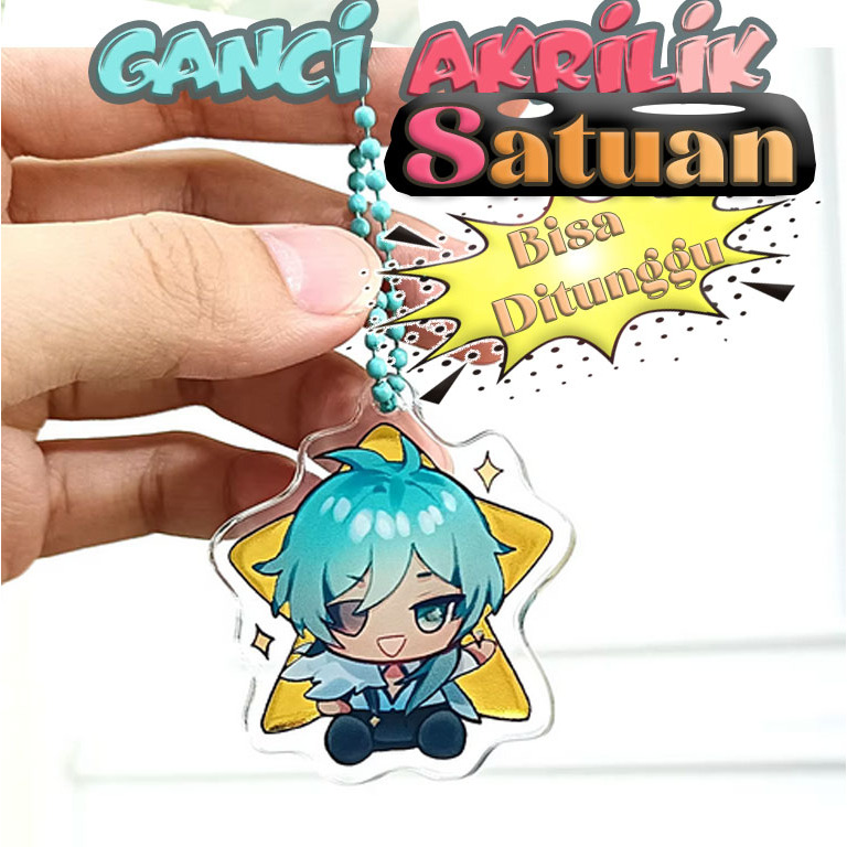 Gantungan Kunci Akrilik Custom Anti Air Panas desain sendiri buat promosi