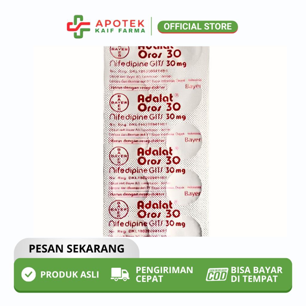 Ready Adalat oros 30 mg perlembar 10 tab