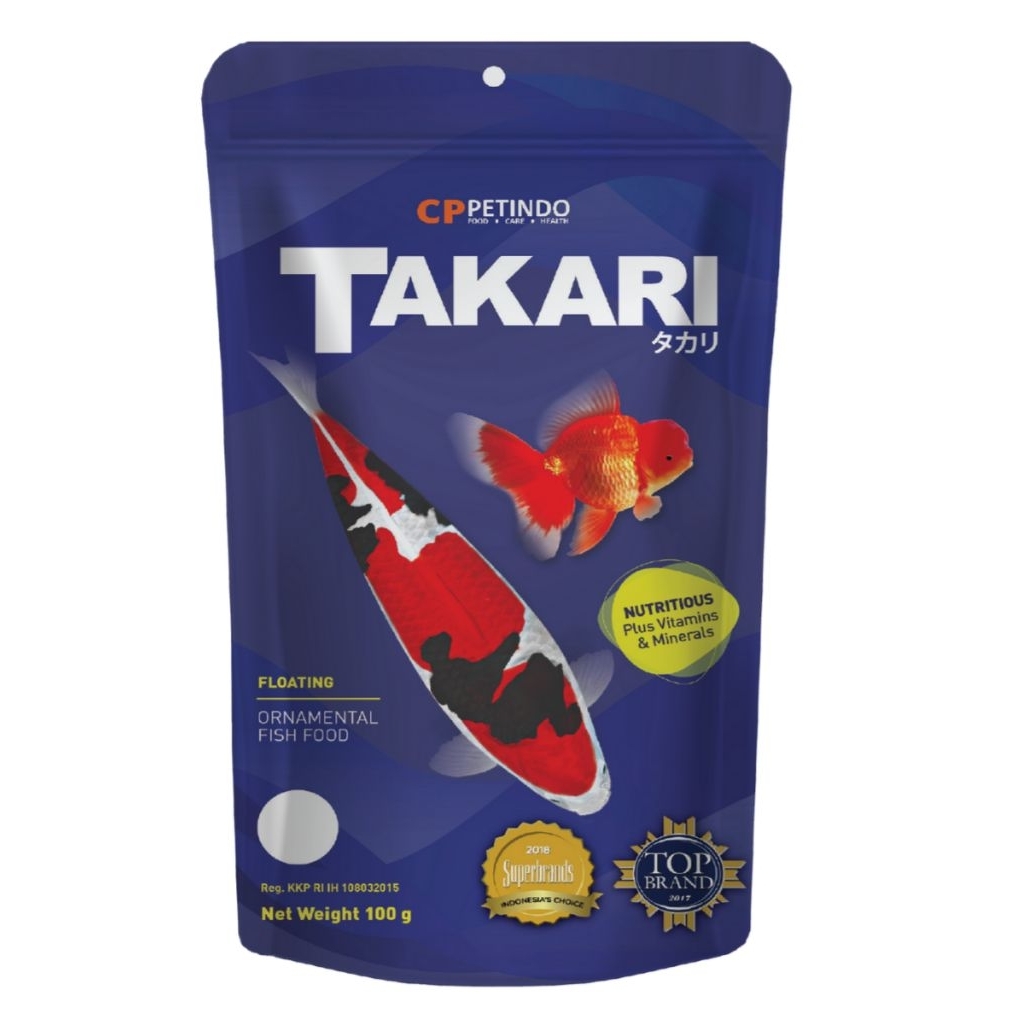 Pelet Takari 100 gr Pelet Berkualitas untuk Cupang - Koki - Glofish - Manfish - Louhan dan Pelet Sem