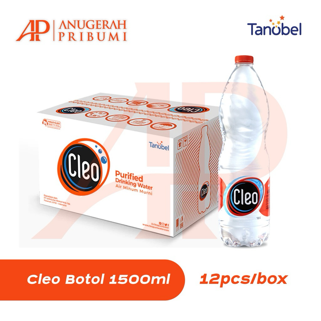 CLEO BOTOL 1,5LT 1 DUS ISI 12PCS